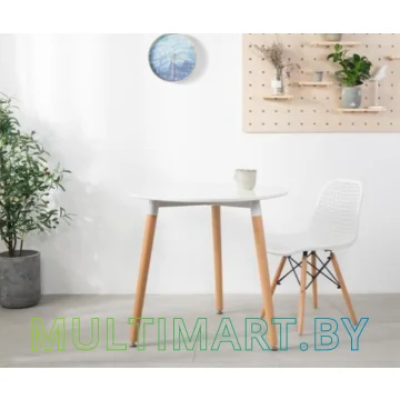 Обеденный стол LoftyHome Oak-60 VC4005-W (белый) картинка 2